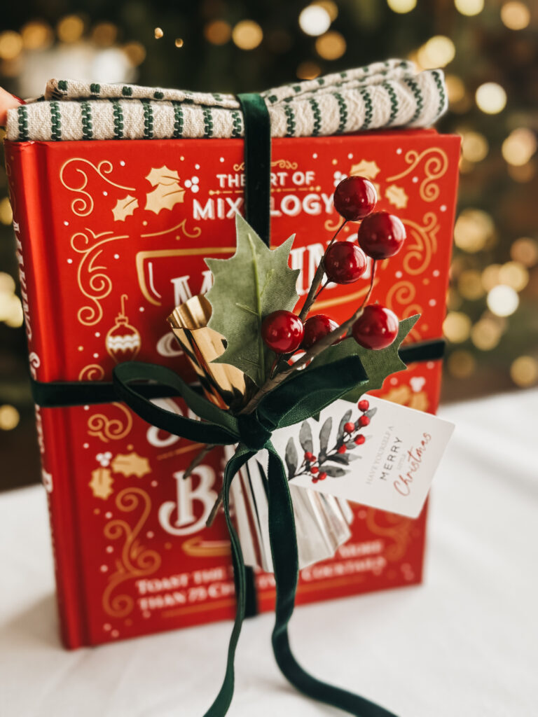 ‘Anything But Wine’ Hostess Gift Idea Part 2 // A Holiday Cocktail Book + Jigger - This is our Bliss