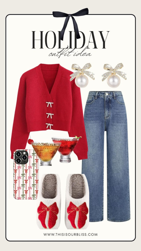 Holiday outfit inspo - elevated casual - This is our Bliss