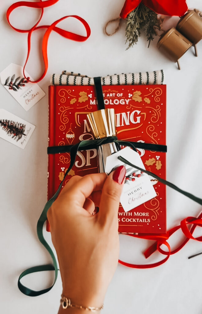 ‘Anything But Wine’ Hostess Gift Idea Part 2 // A Holiday Cocktail Book + Jigger - This is our Bliss