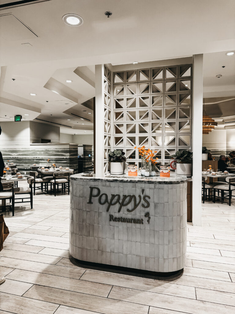 Poppy's Restaurant - Hilton Anaheim Review: The Best Disney Good Neighbor Hotel for Our Family of Five - This is our Bliss #disneyland