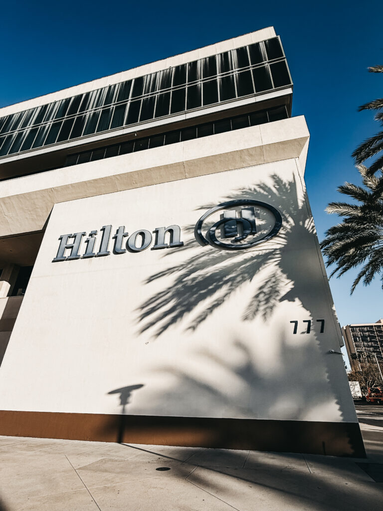 Hilton Anaheim Review: The Best Disney Good Neighbor Hotel for Our Family of Five - This is our Bliss #disneyland