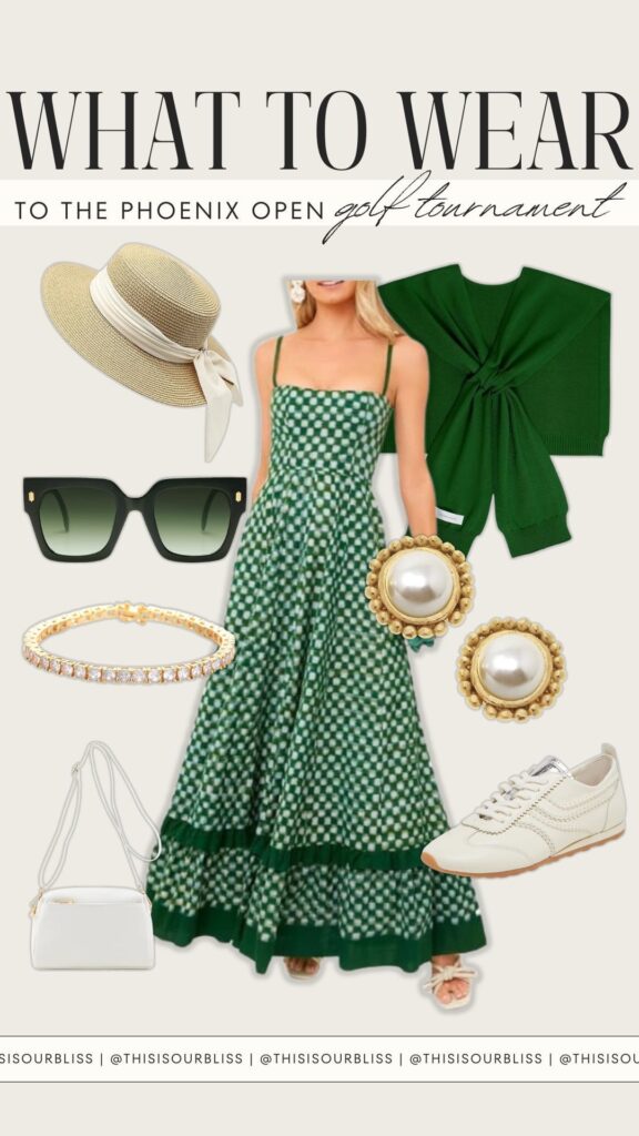 Waste Management Phoenix Open Outfit Ideas // Stylish & Sneaker-friendly Looks - what to wear to the WM PHX Open! - This is our Bliss
