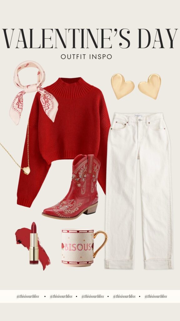 Valentine's day outfit three // Date Night, but Make It Effortless - This is our Bliss