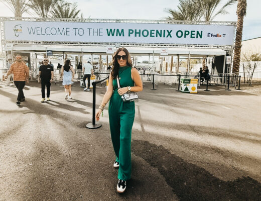Waste Management Phoenix Open Outfit Ideas // Stylish & Sneaker-friendly Looks - what to wear to the WM PHX Open! - This is our Bliss