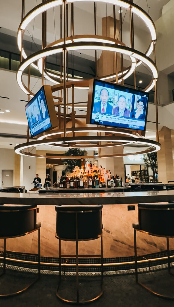 Poppy's Lounge - Hilton Anaheim Review: The Best Disney Good Neighbor Hotel for Our Family of Five - This is our Bliss #disneyland