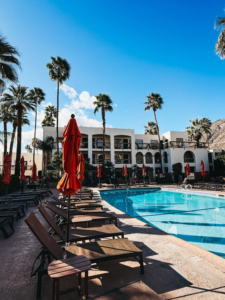 poolside at Palm Mountain Hotel & spa - This is our Bliss