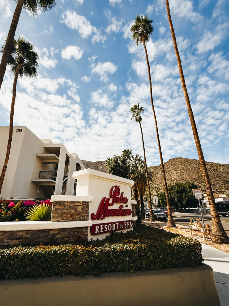 Palm Mountain hotel & spa review - Downtown Palm Springs couples February getaway - This is our Bliss