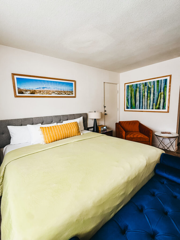 A Stylish Couples Getaway at the Skylark Hotel in Palm Springs - King Room - This is our Bliss
