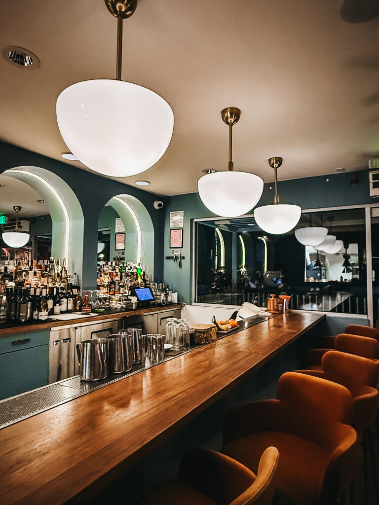 A Stylish Couples Getaway at the Skylark Hotel in Palm Springs - Lost Property Restaurant - This is our Bliss