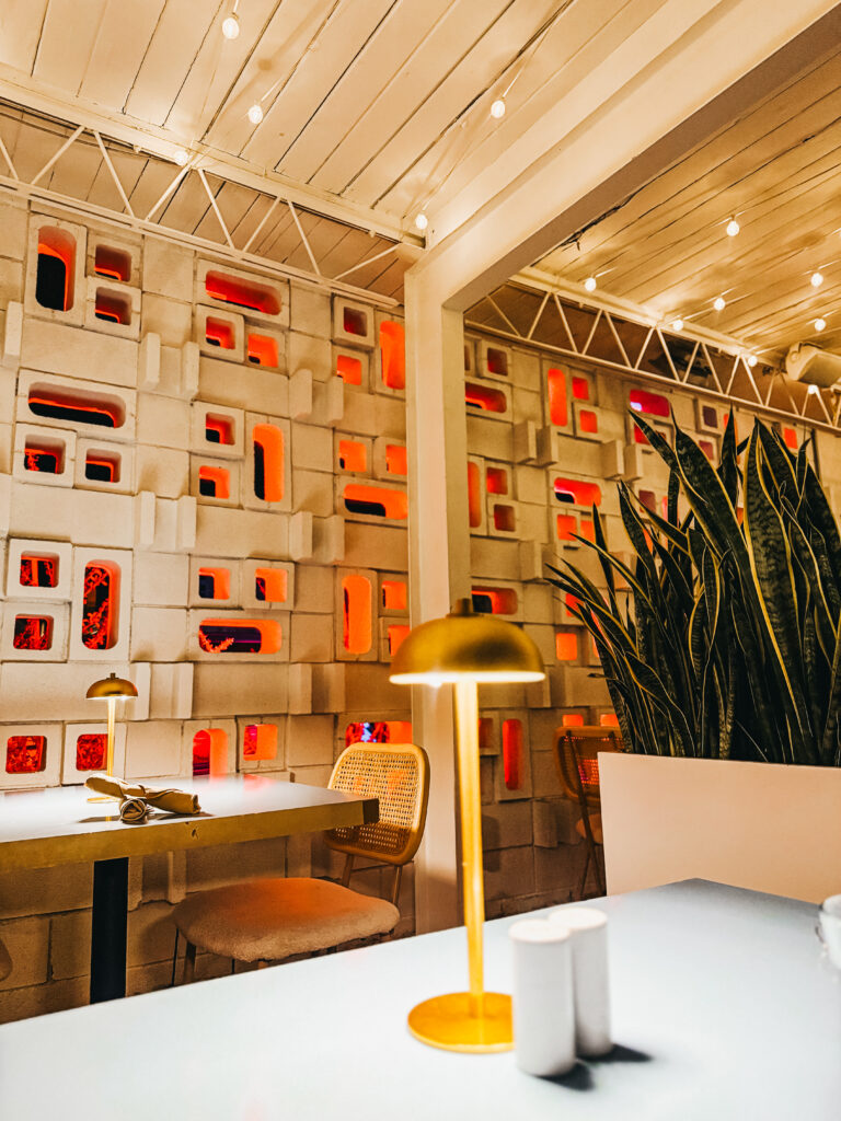 A Stylish Couples Getaway at the Skylark Hotel in Palm Springs - Lost Property Restaurant - This is our Bliss