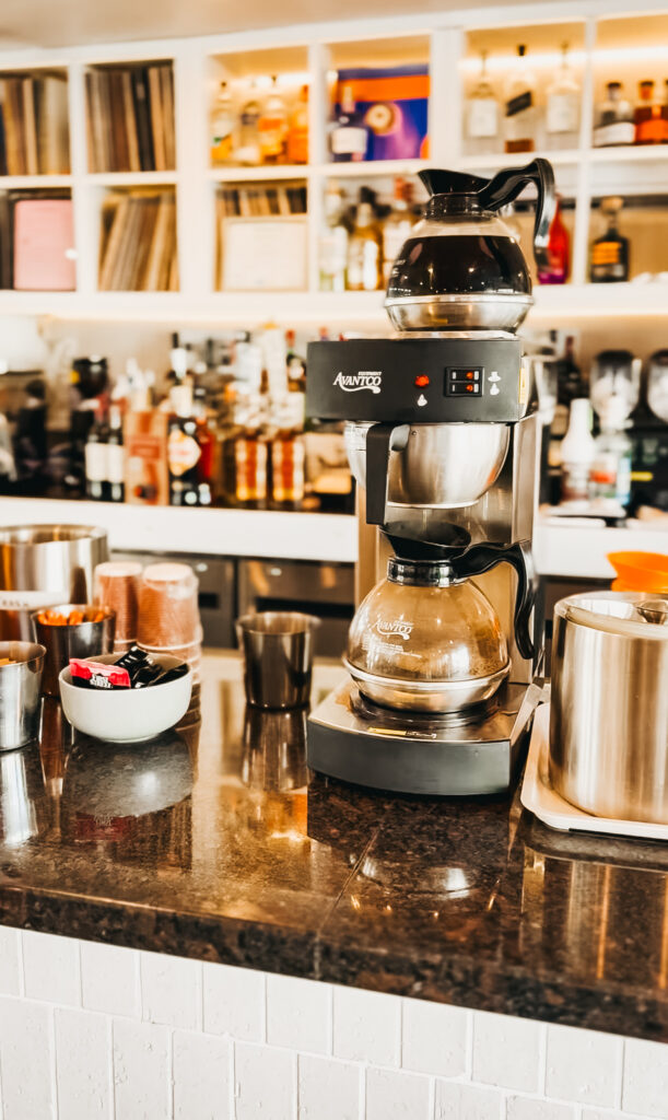 breakfast room at the SKylark hotel in palm springs - This is our Bliss