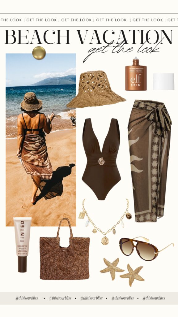 beach day look in maui - This is our Bliss