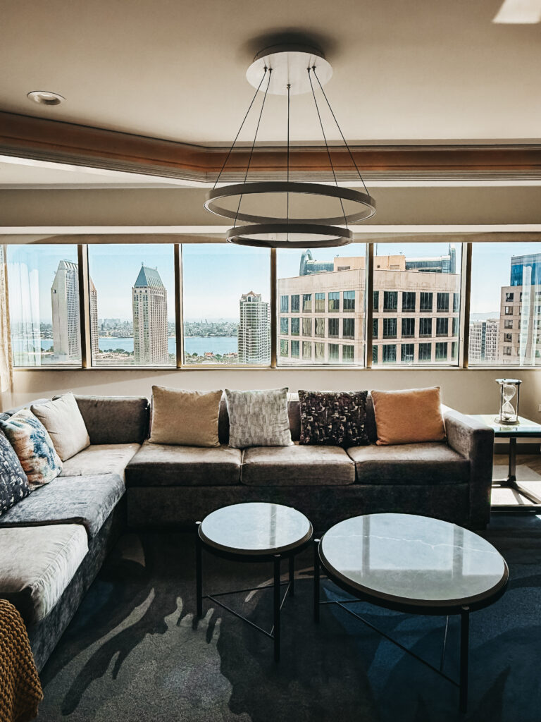 Westin San Diego bayview Presidential Suite for our family stay - This is our Bliss