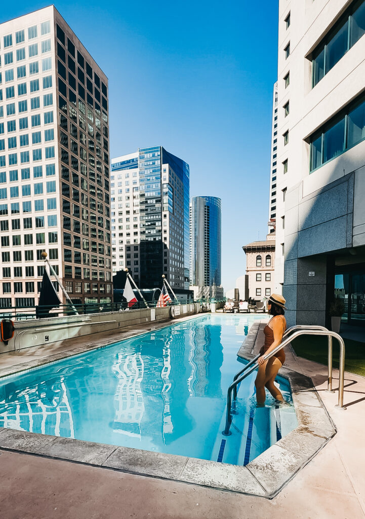 rooftop pool Westin San Diego bayview - this is our Bliss