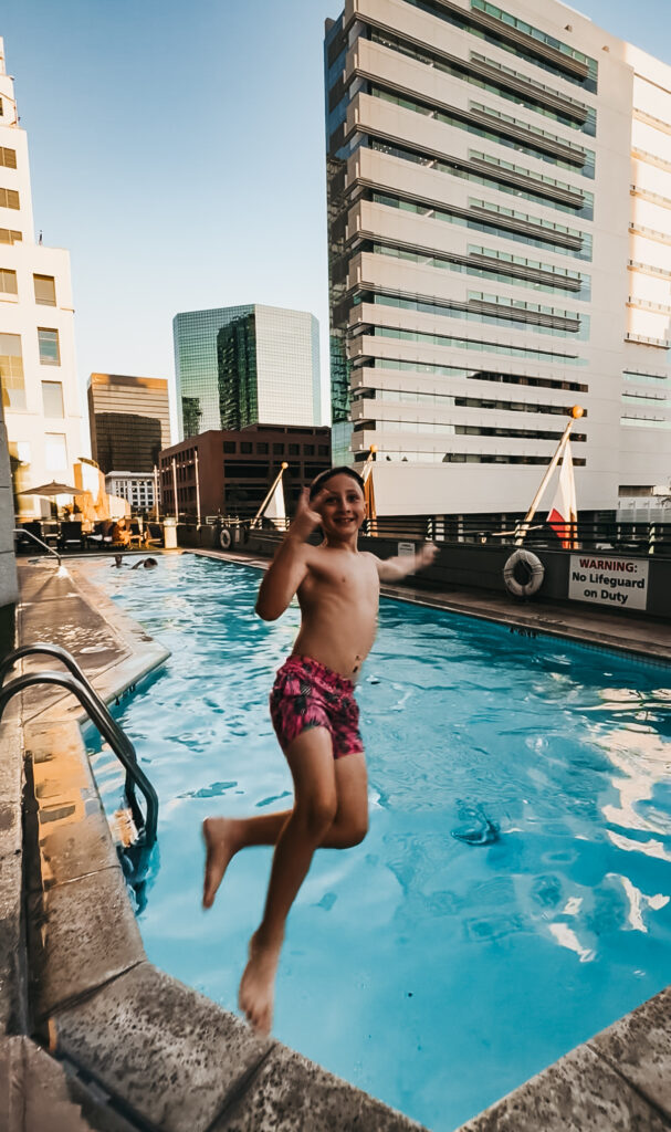 rooftop pool Westin San Diego bayview - this is our Bliss