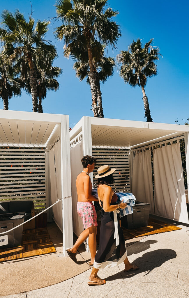 Hyatt Regency Mission Bay pools and cabana service - This is our Bliss