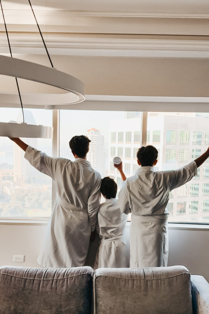 presidential suite at Westin San Diego Bayview - room service - This is our Bliss