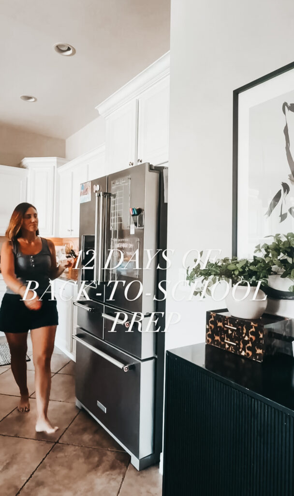 12 days of back to school prep - day 1: refrigerator cleanout - This is our Bliss #momlife #momhack #boymom #kitchenorganization