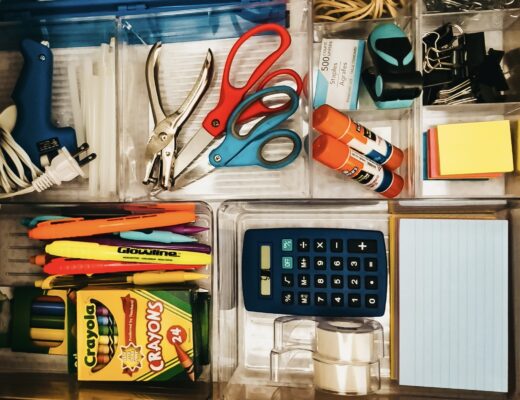 Day 8 of 12 Days of Back-to-School Prep: Homework Station & Supply Drawer