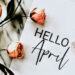 April printable art - simple Hello April Free art to Print - This is our Bliss